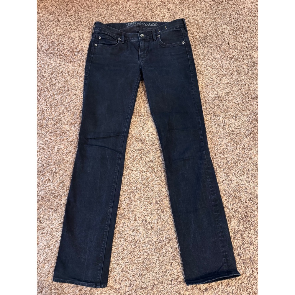 Madewell Black Jeans Size 27 x 33 Stretch Denim